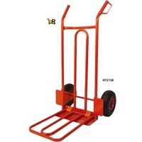 Chariot utilitaire carré en acier durable à 2 roues, résistant aux chocs