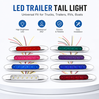 Bandes lumineuses LED 100 % étanches pour camions, feux arrière, barres lumineuses 12 V, garantie du fabricant de 3 ans, autres accessoires d'éclairage automobile