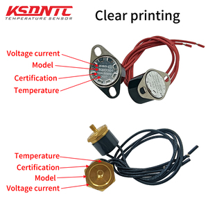 Su geçirmez M3 M4 M5 bimetalik termometre anahtarı KSD301 KSD302 termostat 10A 250V kaynak termal sıcaklık anahtarı - Product Image 3