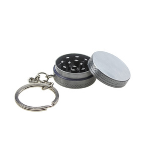 2-Layers <strong>Herb</strong> Tobacco <strong>Grinder</strong> with Keychain <strong>Grinder</strong> Portable 30mm Spice <strong>Herb</strong> Tobacco <strong>Grinder</strong> <strong>for</strong> Smoking - Product Image 2