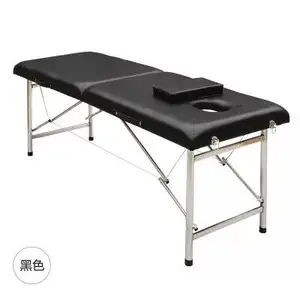 Home physiotherapy aluminum folding Economical durable portable massage facial bed