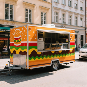 Remorque alimentaire carrée multifonctionnelle pour la restauration commerciale, camion-remorque mobile pour salon de manucure, salon de beauté et coiffure, à vendre - Product Image 1
