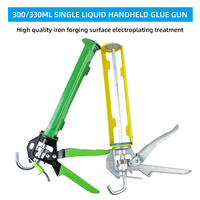Pistola de pulverización automática de grado Industrial de 300ML, herramienta de calafateo Manual de un solo líquido con pegamento de empuje y barril de presión
