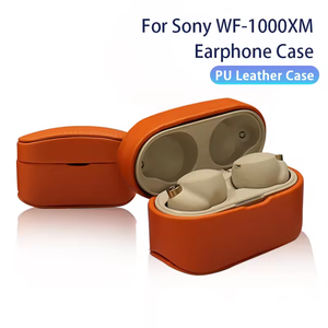 Housse de protection en cuir Offre Spéciale avec porte-clés pour <span class=keywords><strong>Sony</strong></span> <span class=keywords><strong>WF</strong></span>-<span class=keywords><strong>1000XM4</strong></span> - Product Image 3