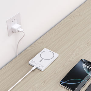 Pantalla digital Carcasa de metal Ultra Delgado Banco de energía 10000mAh Cargador de batería magnético para <span class=keywords><strong>iPhone</strong></span> - Product Image 6