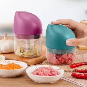 Mini picadora electrónica de verduras, picadora de carne, ajo, cebolla, procesador de alimentos, cortador, aparato de cocina maestro para ensalada