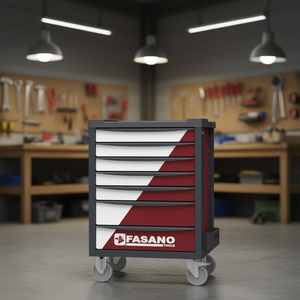 Fasano Tools 7 <b>Drawer</b> Rolling Tool Cart With Wheels For <b>Workshop</b> Storage - Product Image 3