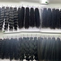 Letsfly Wholesale Double Drawn Raw Virgin Human Hair Weave Natural Color Pixie Curly Human Hair Raw Hair Extension