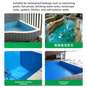 Revestimiento Impermeable para Piscinas, Estanques de Peces de Colores, Material de Reparación de <span class=keywords><strong>Fugas</strong></span> en Piscinas, Paredes y Pisos de Cocinas Interiores, Baños, Pintura para Piscinas - Product Image 2