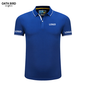 Camicie da Golf Personalizzate con Logo Stampato o Ricamato, in Poliestere/Cotone Traspirante, Uniforme Aziendale a Maniche Corte con Bottoni, Lavorazione a Maglia 200g OATH - Product Image 1