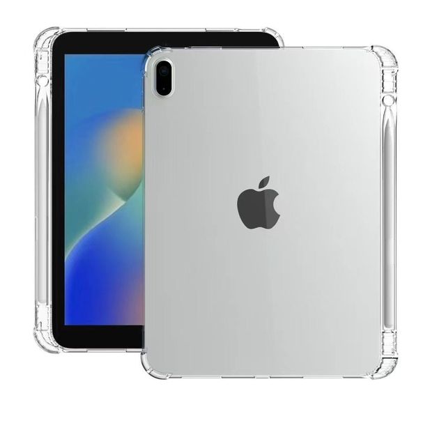Pengjin Transparent Soft TPU Case for iPad Pro 10.9/10.2/11 Mini 6 Pen Slot Airbag Protection Sleep Function Not Supported Item