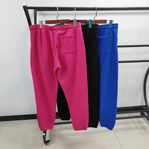 Pantalon de survêtement de luxe 100 % coton de qualité supérieure pour homme, style streetwear, hip-hop, personnalisé, avec impression en relief, coupe lourde - Product Image 2