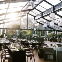 Tente de mariage de luxe Atrium, structure en aluminium noir personnalisée, pour événements commerciaux, banquets, expositions, structure imperméable toutes saisons