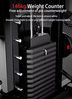 Station de musculation à domicile Équipement de fitness Set en acier Exercice d'haltérophilie Entraînement sportif Smith Machine Entraînement complet