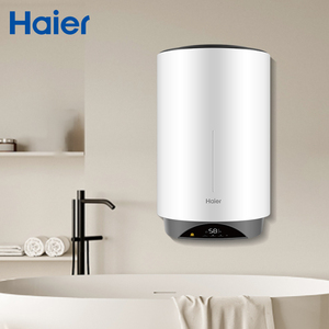 Chauffe-eau électrique Haier à réservoir cylindrique de 25 l, facile à installer, avec commande tactile, affichage LED, économique - Product Image 1