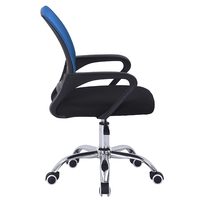 Chaise de bureau ergonomique pivotante en maille dorée avec accoudoirs, dossier haut réglable, moderne et élégante, confortable, robuste, marron, modèle LJ2