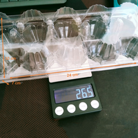 Stock de réfrigérateur plateau d'œufs transparent, 12 trous de cellules, une dizaine de clamshell PET haute qualité jetable taille moyenne