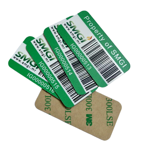 Tùy chỉnh kim Loại Tài Sản mã vạch tài sản tag Số serial 3m300lse tự dính nhãn mặt sau - Product Image 1