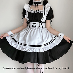 Cosplay Costume animazione <span class=keywords><strong>giapponese</strong></span> <span class=keywords><strong>abbigliamento</strong></span> vestito da donna vestito Anime Cosplay cameriera gioco di ruolo Lolita <span class=keywords><strong>abbigliamento</strong></span> - Product Image 2