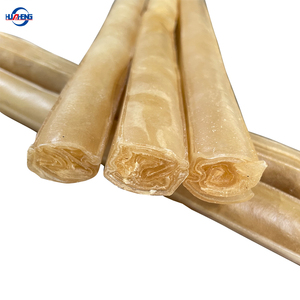 Snack per Cani all'Ingrosso: Bastoncini di Cuoio Pressato al Gusto Rawhide, Durevoli per Masticare e come Premio per l'Addestramento - Product Image 1