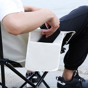 Chaise de camping et de plage portable, pliable, légère, surdimensionnée, facile à ouvrir, avec parasol, pour activités de plein air et pêche - Product Image 3