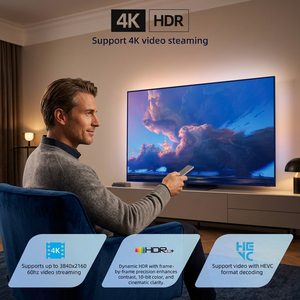 Receptor de TV Linux OTT Streaming STB 4K 60Fps HDR10+ <span class=keywords><strong>IPTV</strong></span> Set Top Box UHD WiFi 5G Reproductor Multimedia - Product Image 5