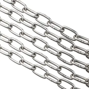 Customized 304 Stainless Steel Chain 8-shaped Lifting Chain Iron Suspension Chain