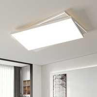 Plafonnier LED de protection oculaire pour chambre à coucher Zhongshan Lighting, design moderne et minimaliste, avec couvercle en acrylique et structure en fer