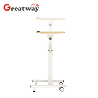 Tables d'ordinateur de bureau modernes Table de conférence réglable Table de conférence de levage debout d'école