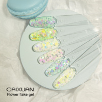 Fournitures pour ongles OEM, résine UV, gel à retirer par trempage, gel vernis pailleté personnalisé, vegan, marque privée