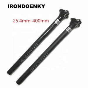 IRONDONKEY 3K Carbon Rennrad Mountainbike Sattelstütze Matt MBT <span class=keywords><strong>Mtb</strong></span> Sattelstütze OEM LOGO 25,4 mm Carbonfaser-Sattelstütze - Product Image 1
