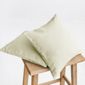 <span class=keywords><strong>Funda</strong></span> de lino y lino francés para almohada, cuadrada, <span class=keywords><strong>60x60</strong></span>, lisa, 100%, vintage, con cremallera - Product Image 3