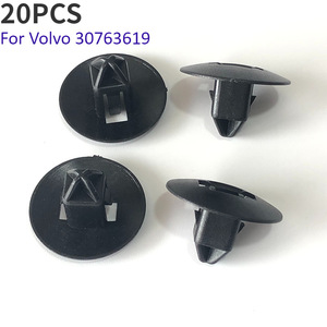 Volvo Plastic <b>Clips</b> 30763619 For Front <b>Bumper</b> Grille With Spoiler 20Pcs - Product Image 1