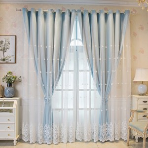 2024 Bán Buôn Giá Rẻ Đẹp Tùy Chỉnh Kích Thước Nặng Rèm Cho Cô Gái Phòng Ngủ Và Đám Cưới Lãng Mạn Rèm Cửa Vải - Product Image 6
