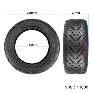 Pneu extérieur de 11 pouces 90/65-6.5, pneu pneumatique pour trottinette électrique à grande vitesse - Product Image 2