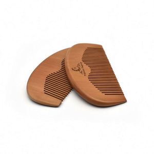 Peine de Madera Antiestático Hecho a Mano de Alta Calidad para el Hogar y Viajes, Cepillo para Masaje del Cuero Cabelludo, Desenredante, Peine Común - Product Image 2