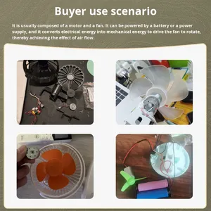 ชุดมอเตอร์ไฟฟ้ากระแสตรงแรงบิดสูง 280/370/R300C สำหรับการศึกษา STEM และงานศิลปะเชิงพลศาสตร์ - ชุดมอเตอร์หลายแรงดันไฟฟ้า 3V-12V สำหรับไมโคร - Product Image 4