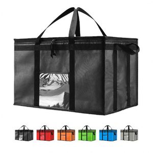 Custom Logo Promotional Reusable Thermal Insulation Bag Non Woven Insulated Lunch Cooler Bag for Food - Product Image 2