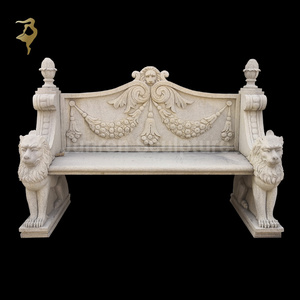 Stile moderno in marmo panche commemorative pietra di calce materiale <span class=keywords><strong>per</strong></span> giardino Hotel arredamento - Product Image 1