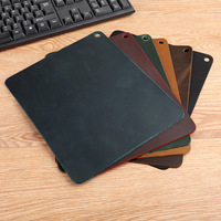 Tapis de Souris Calculatrice en Cuir Professionnel, Tapis de Bureau Exécutif, Protection de Bureau en Cuir PU Imperméable, Cadeau d'Affaires