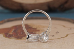 Anillo de Diamante Cultivado en Laboratorio de Oro de 14K para Mujer, Anillo de Compromiso Minimalista con Diamante Sintético, Joyería Fina, Regalo de Boda - Product Image 5