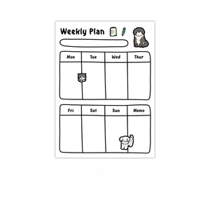 30 pz/pacco Blocco Memo Stile Carino con Fogli Staccabili per Pianificazione Quotidiana, Messaggi e Diario - Product Image 5