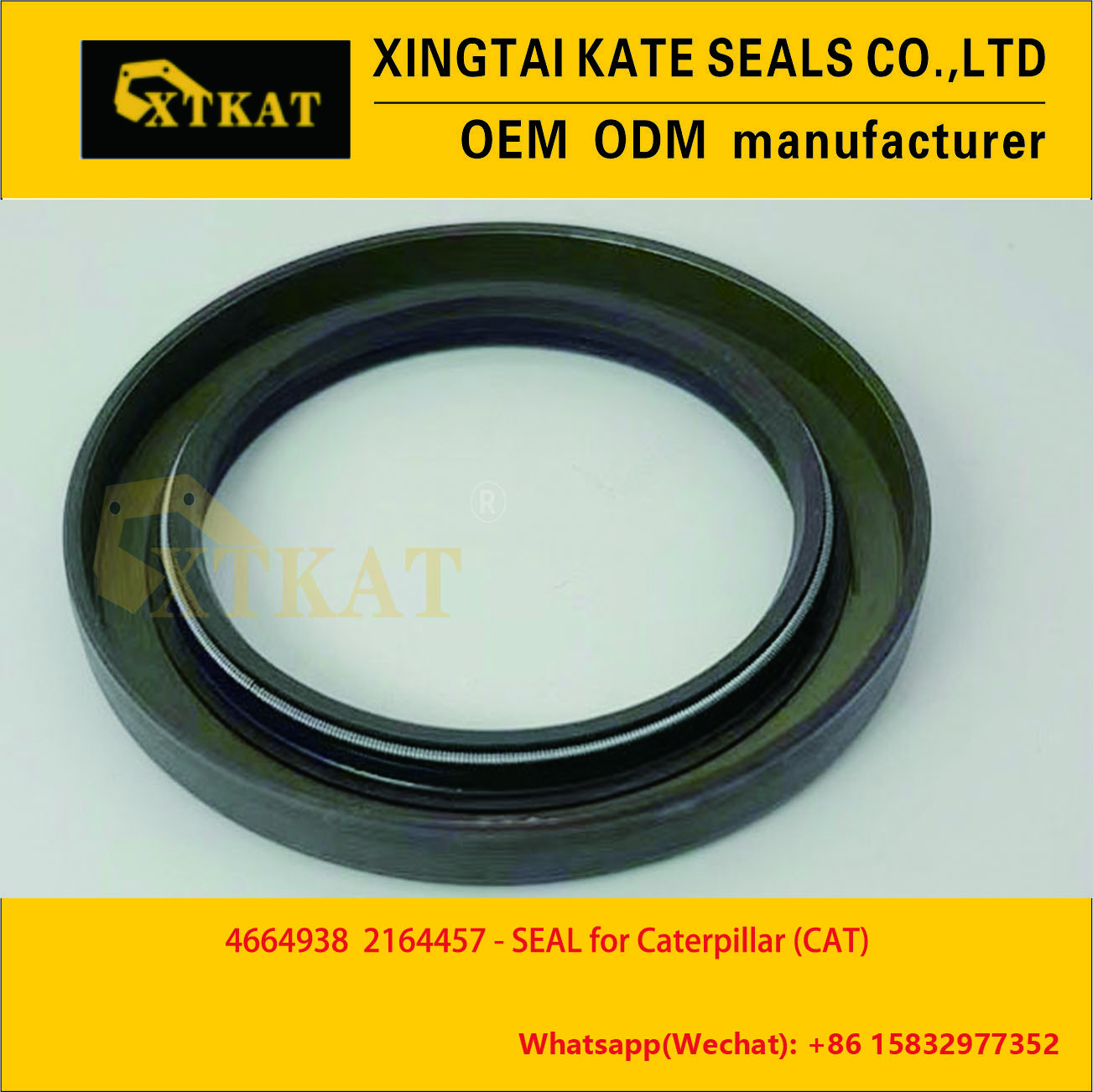 XTKAT OEM 4664938 - CATERPILLAR için Kauçuk Lip Tipi Conta 466-4938