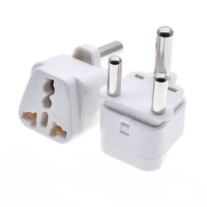 Adaptador de Enchufe Universal de 3 Pines Tipo <span class=keywords><strong>M</strong></span> para Sudáfrica, Convertidor de Enchufe Europeo, Estadounidense, Australiano y Británico a Sudáfrica para Sri Lanka y Nepal - Product Image 2