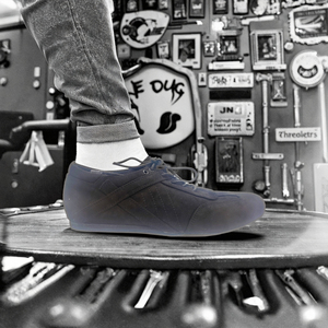 <span class=keywords><strong>Chaussures</strong></span> <span class=keywords><strong>de</strong></span> <span class=keywords><strong>danse</strong></span> professionnelles confortables en daim noir pour hommes pour <span class=keywords><strong>Bachata</strong></span> Ballroom Jazz EVK23041801 Talon plat Cuir véritable - Product Image 6