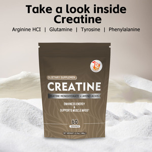 Creatina en Polvo de Alta Calidad con Monohidrato de Creatina y Aminoácidos, Apoya la Masa Muscular, Aumenta la Energía, Mejora la Condición Física en General - Product Image 2