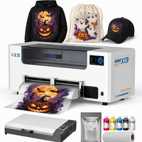Printer DTF Otomatis A3 X13 Epson XP600 dengan Oven Lebar 33cm, Sirkulasi Tinta Putih untuk Pencetakan Kaos dan Tas