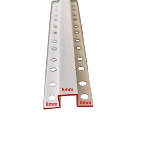 Nqfiber PVC hình chữ U cạnh trang trí <span class=keywords><strong>TRIM</strong></span> cho thạch cao góc Bead nhựa vách thạch cao góc hạt góc cho xây dựng - Product Image 4