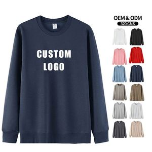 เสื้อฮู้ดคุณภาพสูง OEM แบบสวมหัว คอกลม สีขาว ผ้าฝ้าย ผลิตตามสั่ง ขายส่ง - Product Image 4