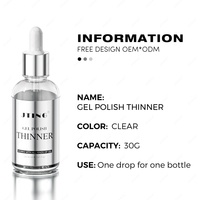 JTING une goutte pour une bouteille couleur claire Gel vernis à ongles plus mince 30G mélange colle Gel vernis à ongles OEM professionnel ongles fournitures Salon
